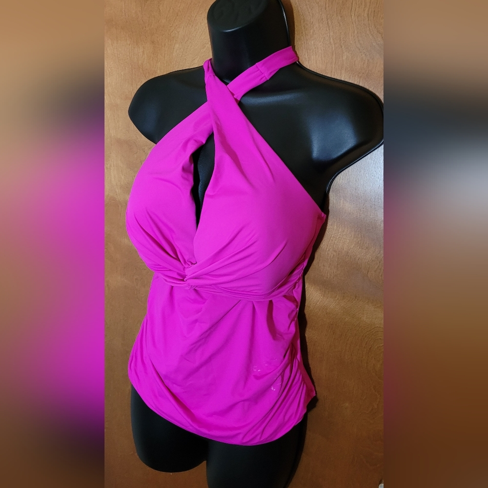 NWT Pink Tankini Top La‎ Blanca